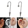 3 Pieces Stainless Steel Ear Bone Clips Punk Style Jewelry Set U Shaped Design Sophisticated Earrings For Teens Girls Christmas Gifts