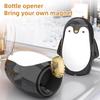 Yousheng Bottle Opener Magnetic Beer Wine Corkscrew Cute Penguin Shape Bottle Opener Creative Bar Tool for Cola Beer Soda Bottles