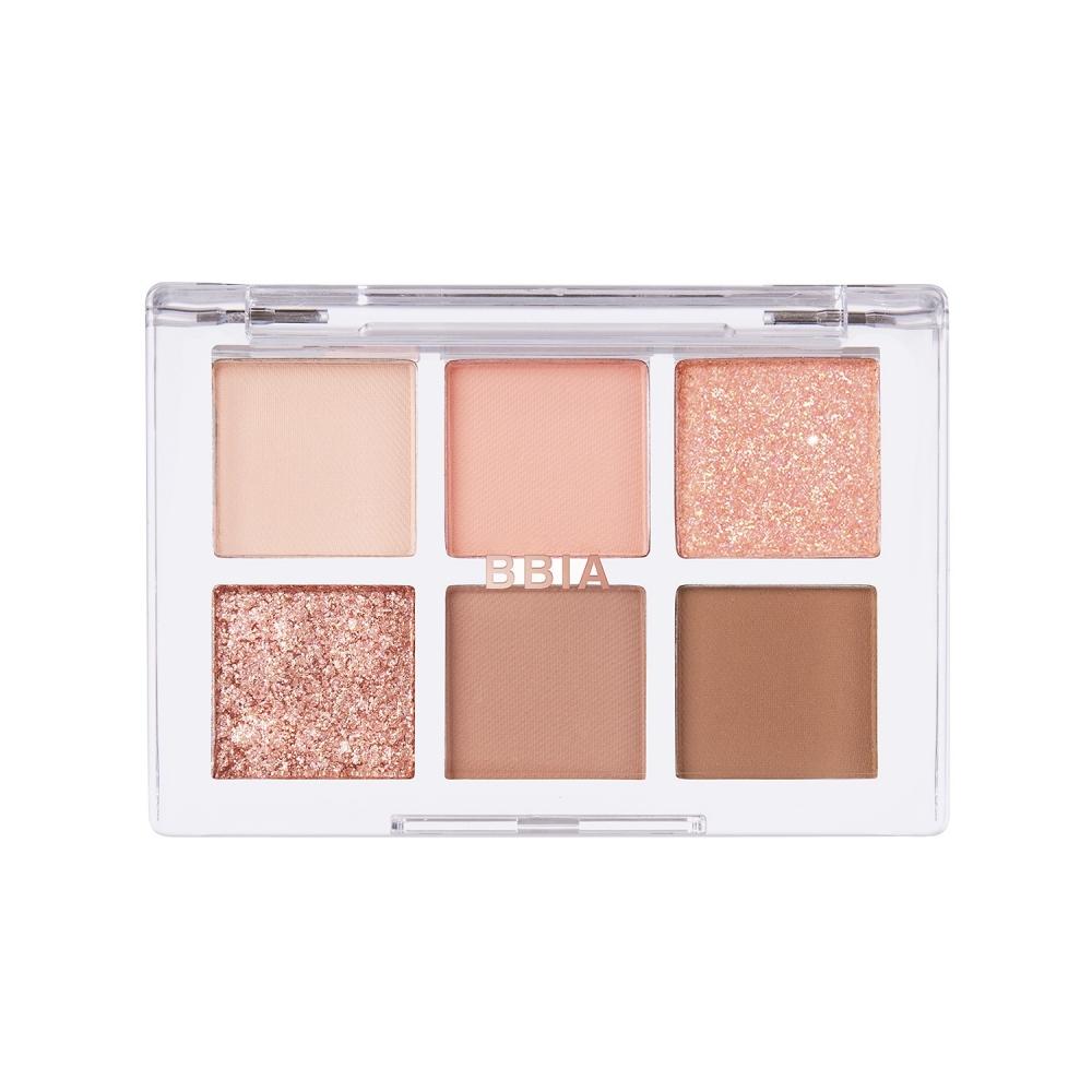 BBia Bi E makEup rEady To wEar 6 Color EyEshadow palEttE 01 nudE Color palEttE