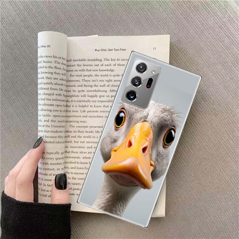 Yellow Duck Phone Case for Samsung A17 A37 A57 A54 A14 A24 A34 A07 A04S A02S A12 A22 A32 A52S A16 A26 A36 A56 A72 Galaxy Note 20