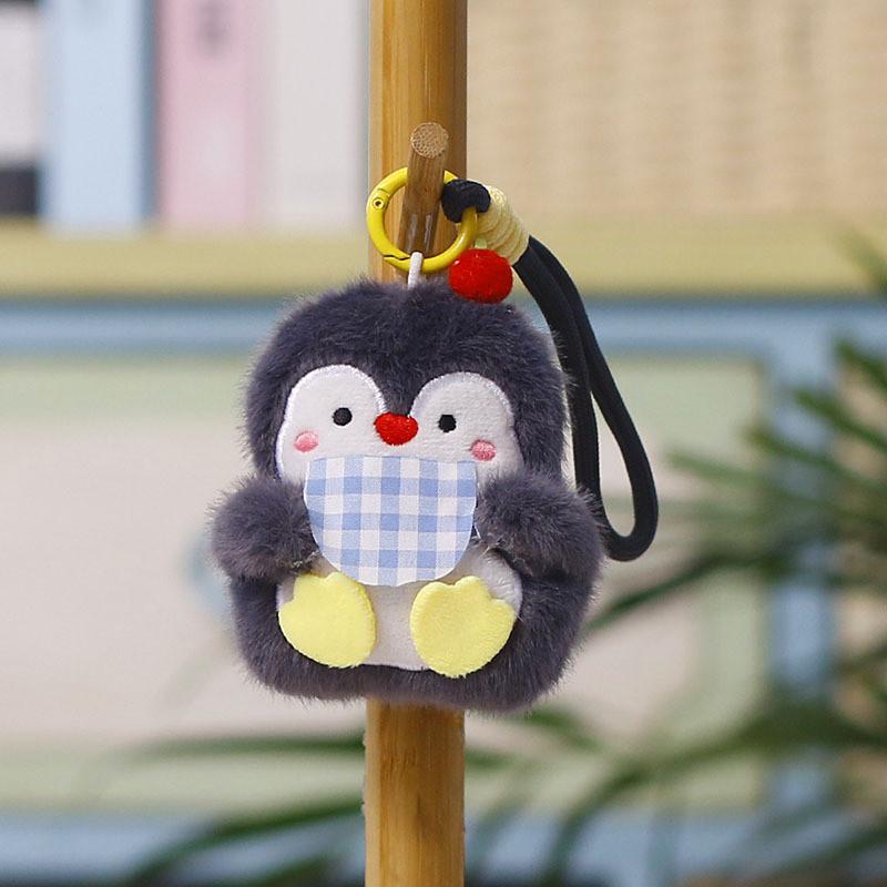 Cute Penguin Plush Keychain With Birthday Hat And Star Design For Kids And Teens Decor