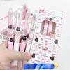 4Pcs/Set Kawaii Erasable Gel Pen 0.5Mm Blue And Black Ink Quick Dry Smooth Writing Pens School Office Stationery