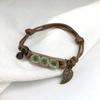 Retro Stone Flower Bracelet Female Jingdezhen Handmade Jewelry Woven Ceramic Pinched Flower Bracelet