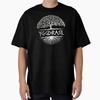Yggdrasil The Tree Of Life Designed And Sold By Lenew Vintage Graphic Versatile Slightly Stretched Top For Everyday Wear