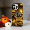 Bitcoin Crypto Phone Case For iPhone 17,16,15,14,13,12,11 Plus,Pro Max,XS,Colorful Silver Phone case Funda Cover