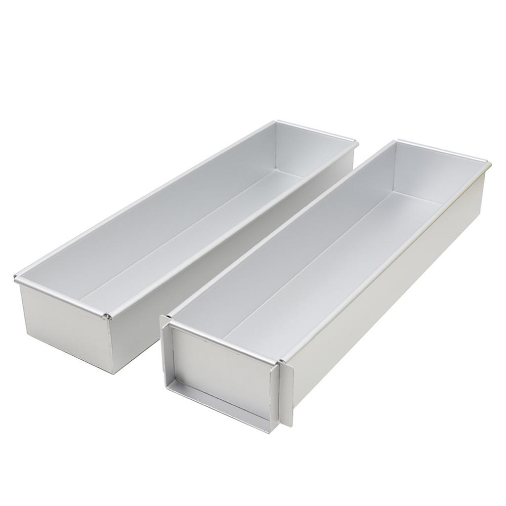 Tiramisu Maker Mold Heat Resistant Aluminum Alloy Rectangular Cake Pan Kitchen Tool For Dessert Preparation