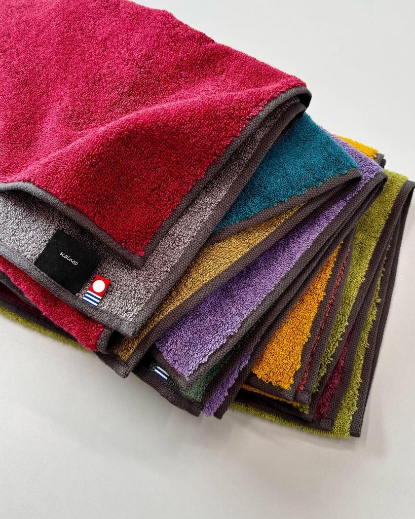 Japanese Traditional Colors Imabari Towel Face Towel Set of 5 X Made In Soft and Gentle On the Set of 5 (34cm 85cm) - High-Quality, Japan, Skin, 100%