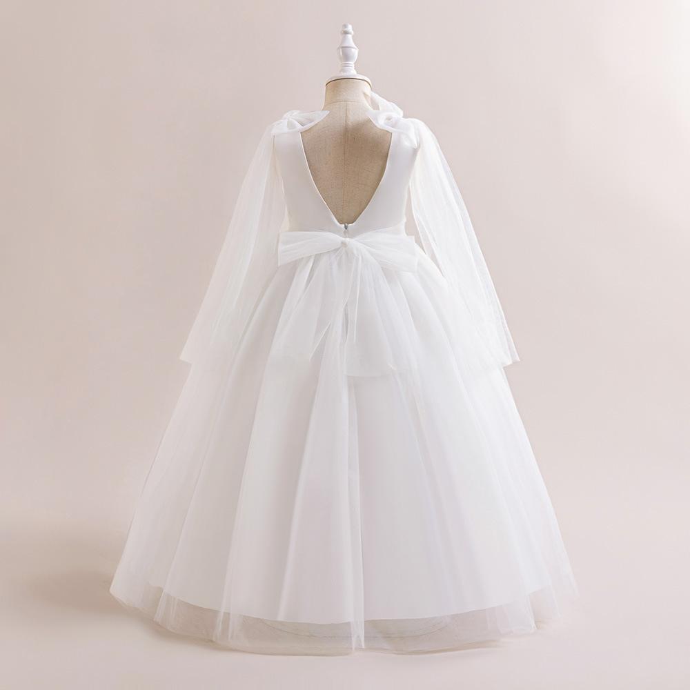 Flower Girls Dress for Wedding Party Child Princess Pageant Long Gown Kids Dresses for Girls Formal Evening Dress