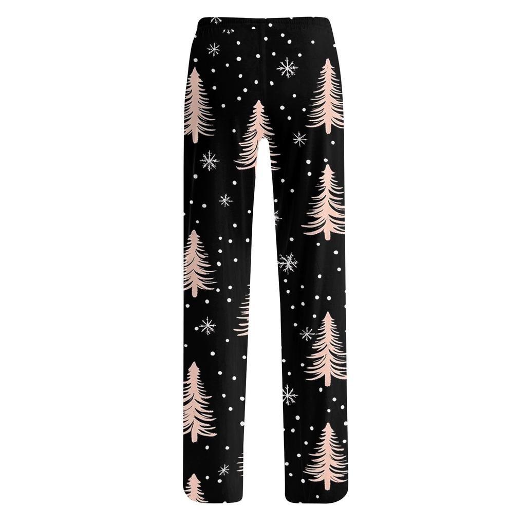 Women's Printed Wide Leg Pants Casual Relaxed Fit for Everyday Wear