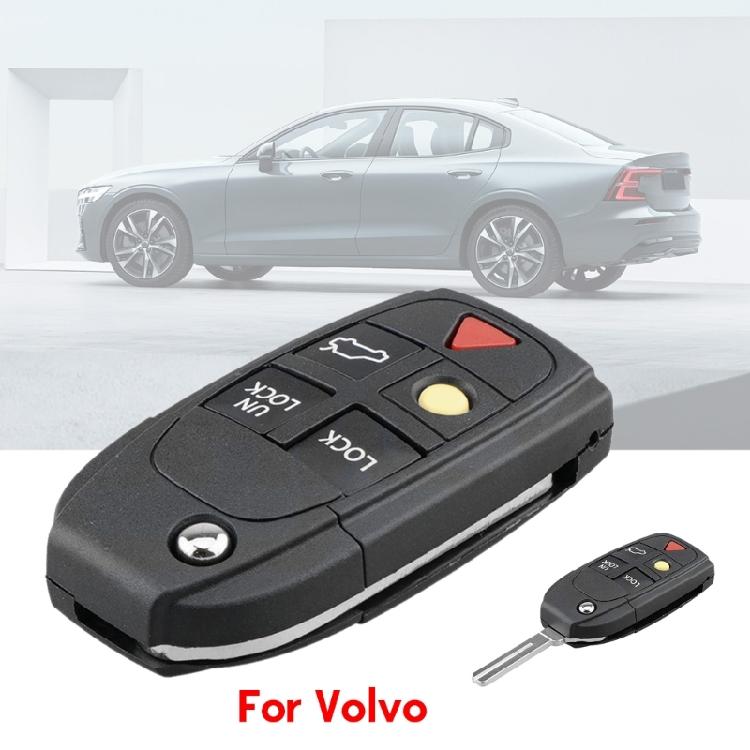 Versatile 5 Button Remote Key Holder Trendy 5 Key Folding Key Case for Vehicle