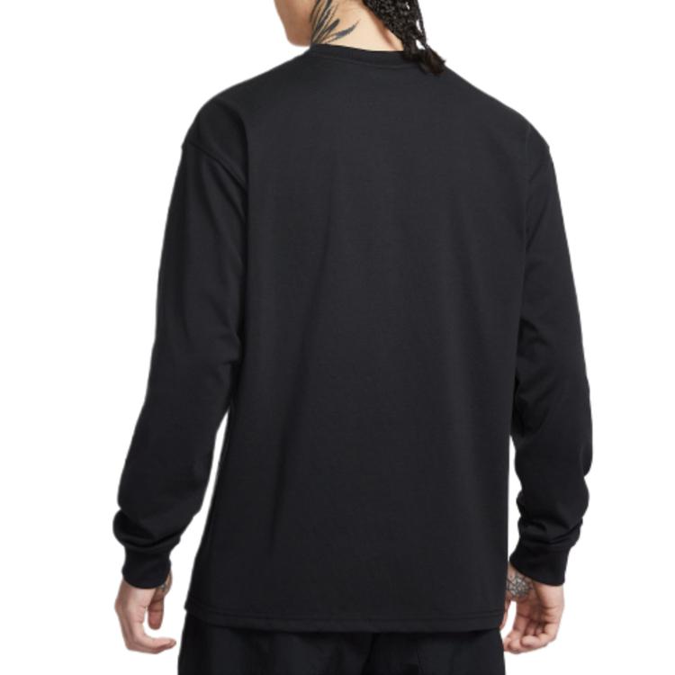 Nike ACG Ribbed Crewneck Solid Sweatshirt Men tops Black FQ3739-010