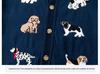 Kids' Spring/Autumn Korean Cartoon Puppy Jacquard Cotton Cardigan Sweater for Boys & Girls