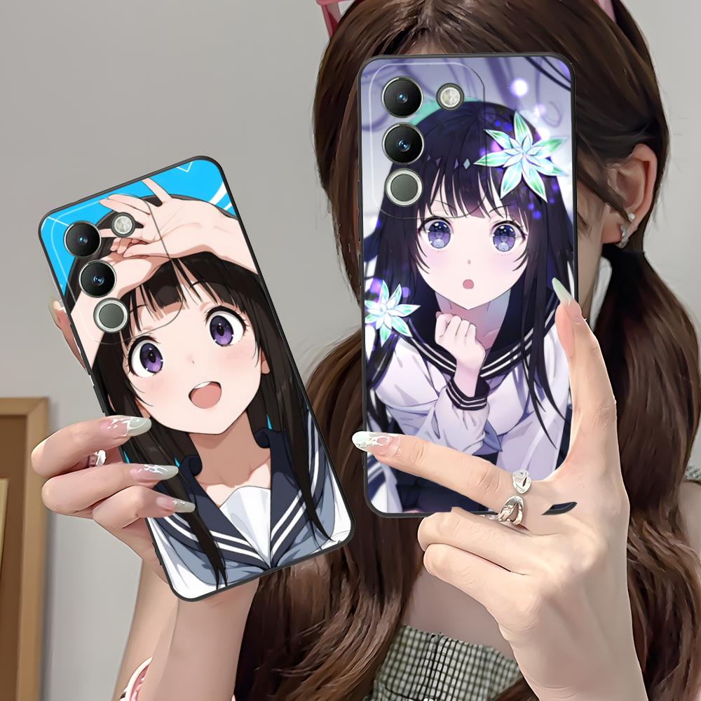 Hyouka Chitanda Matte TPU Mobile Phone Case for VIVO V60 V50 V40 V30 V29 V27 V25 V23 Pro Lite 5G Colorful Printing Cover