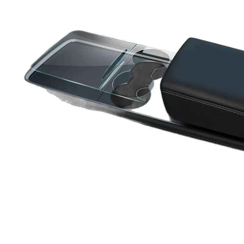 Model Y3 Car Door Corner Tint & Side Skirt TPU Anti-Scratch Film for Paint Protection.