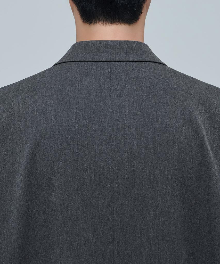 Musinsa Standard Big Daddy Oversized Blazer [Medium Grey]