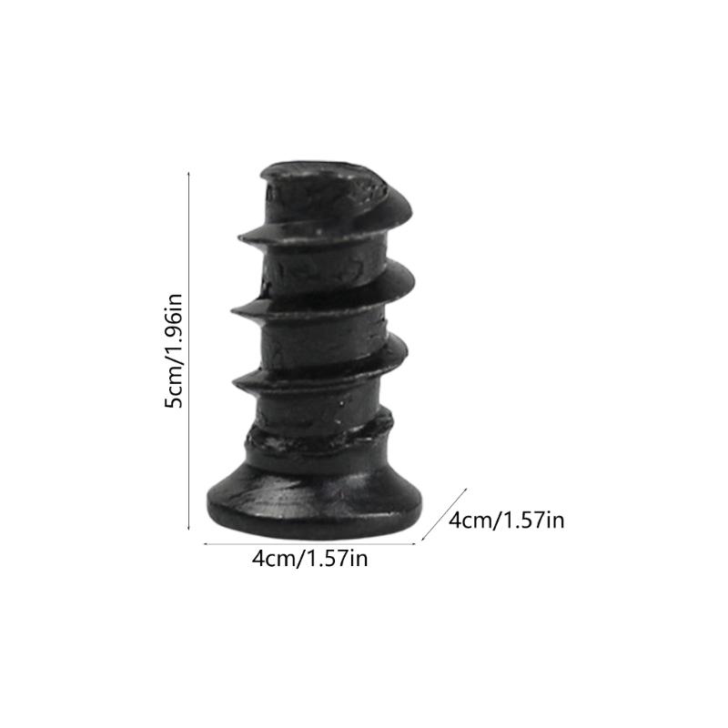 4Pieces Metal PC Fan Mounting Fasteners Screws for Chassis Power Supply, Carbon Steel Construction Vibration Resistance