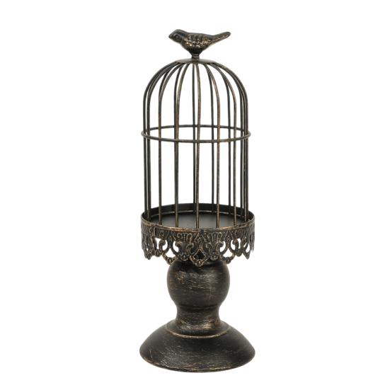 Birdcage Candle Holder, Vintage Iron Candle Stick Holder, Decorative Wedding Candle Centerpiece for Table S