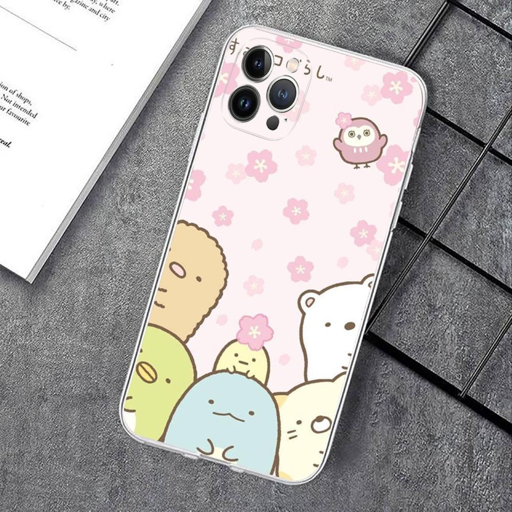 Sumikko Gurashi Cute Phone Case For IPhone 15 14 11 12 13 Mini Pro XS Max Cover 6 7 8 Plus X XR SE 2020 Funda Shell