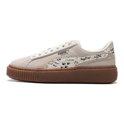 Wildleder-Plateau-Draw-Wns Einfache Bequeme Langlebige Low-Top-Sneaker Damen-Sneaker 395904-01