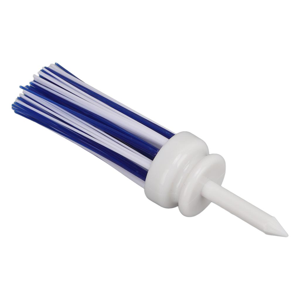 Golf Tees Plastic Long Ball Base Low Friction Brush Support Tee for Long Distant Hit