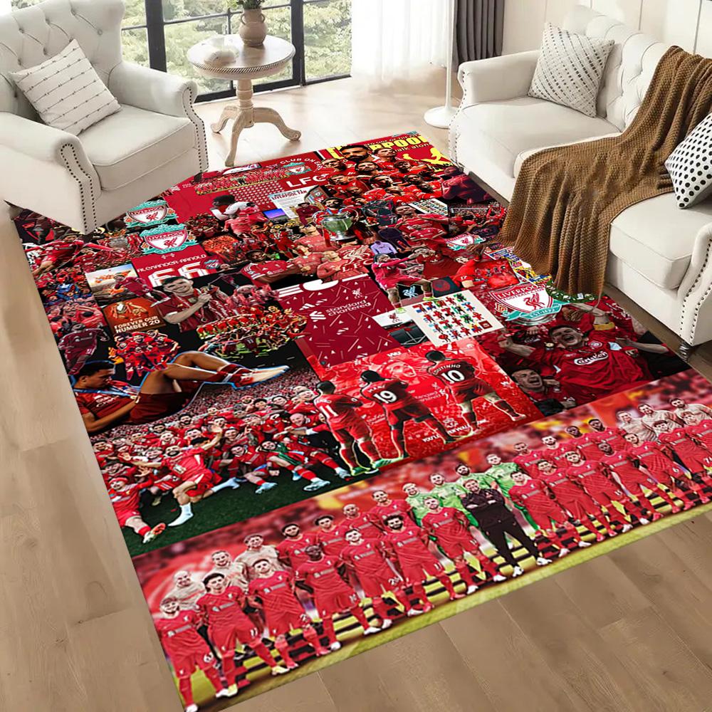 Liverpool Football Club Carpet Perfect For Playrooms Bedrooms Hallway Living Rooms Antislip Carpet Decorate Offices