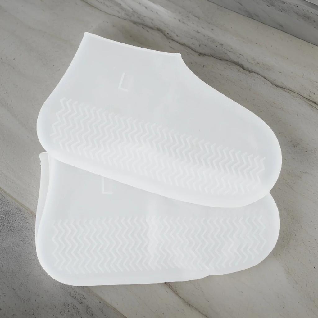 Water Proof Shoe Rain Shoe Protector Walk Waterproof Shoes Covers Footwear Gear. Reusable Outdoor Silica Gel Boots Resistant