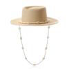Personalized Trend, Shell Necklace, Straw Hat Spring and Summer Sun Shading Ladies' Sun Hat, Foldable Concave Top Straw Hat