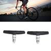 2 Stück Fahrradbremsbeläge Fahrrad V-Bremsbeläge Fahrrad Bremsklötze Set für MTB Mountain Road Fahrrad Geräuscharm Anti-Rutsch