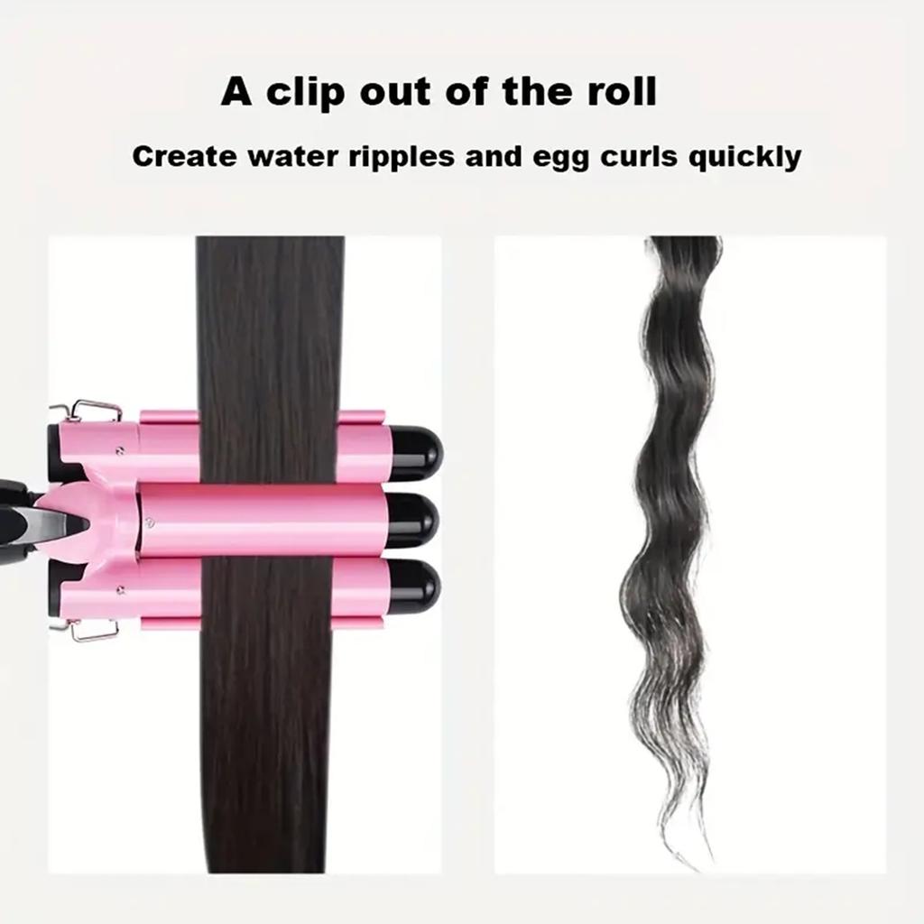 Professional Hair Curling Iron Ceramic Triple Barrel Hair Curler Irons Hair Wave Waver Styling Tools Hair Styler Wand