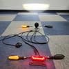 XBERSTAR Electric Bicycle Light Set Front and Rear Turn Signal Brake Lamp 9W Low Beam Waterproof Line