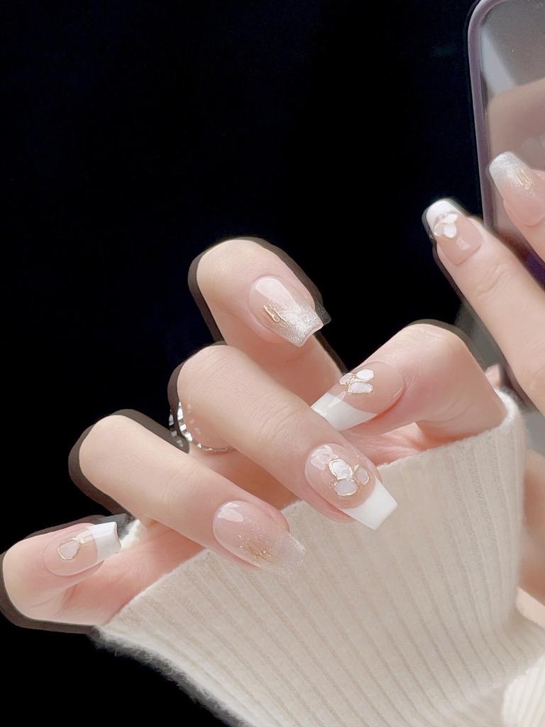 Fashionable Seashell Nail Stickers Wholesale High-quality Wearable French Style