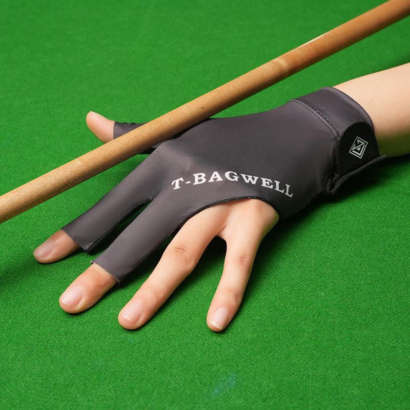 Men's and Women's Billiards Finger Exposed Professional Snooker Competition Anti Slip Thin Three Finger High Elastic Billiards Gloves