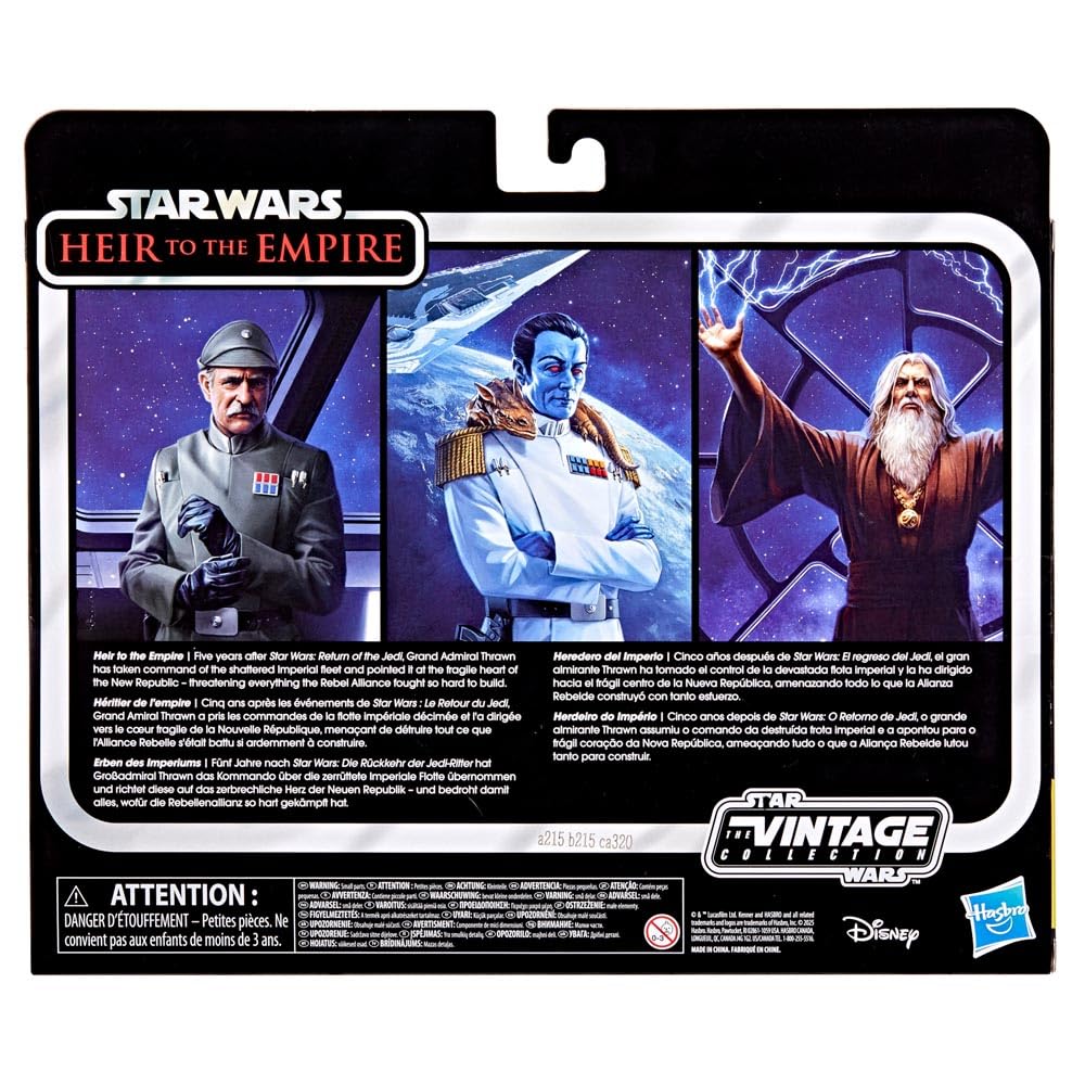 Hasbro Star Wars Vintage Captain Gilad Grand Admiral and Jorus cm Action Figures Authentic Product Collection Pellaeon, Thrawn, C'Baoze, 9.5 (G1283)