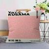KKusamas YYayoi Art Cushion Cover Polyester Sofa Cushions Decorative Throw Pillows Home Decoration Pillowcover
