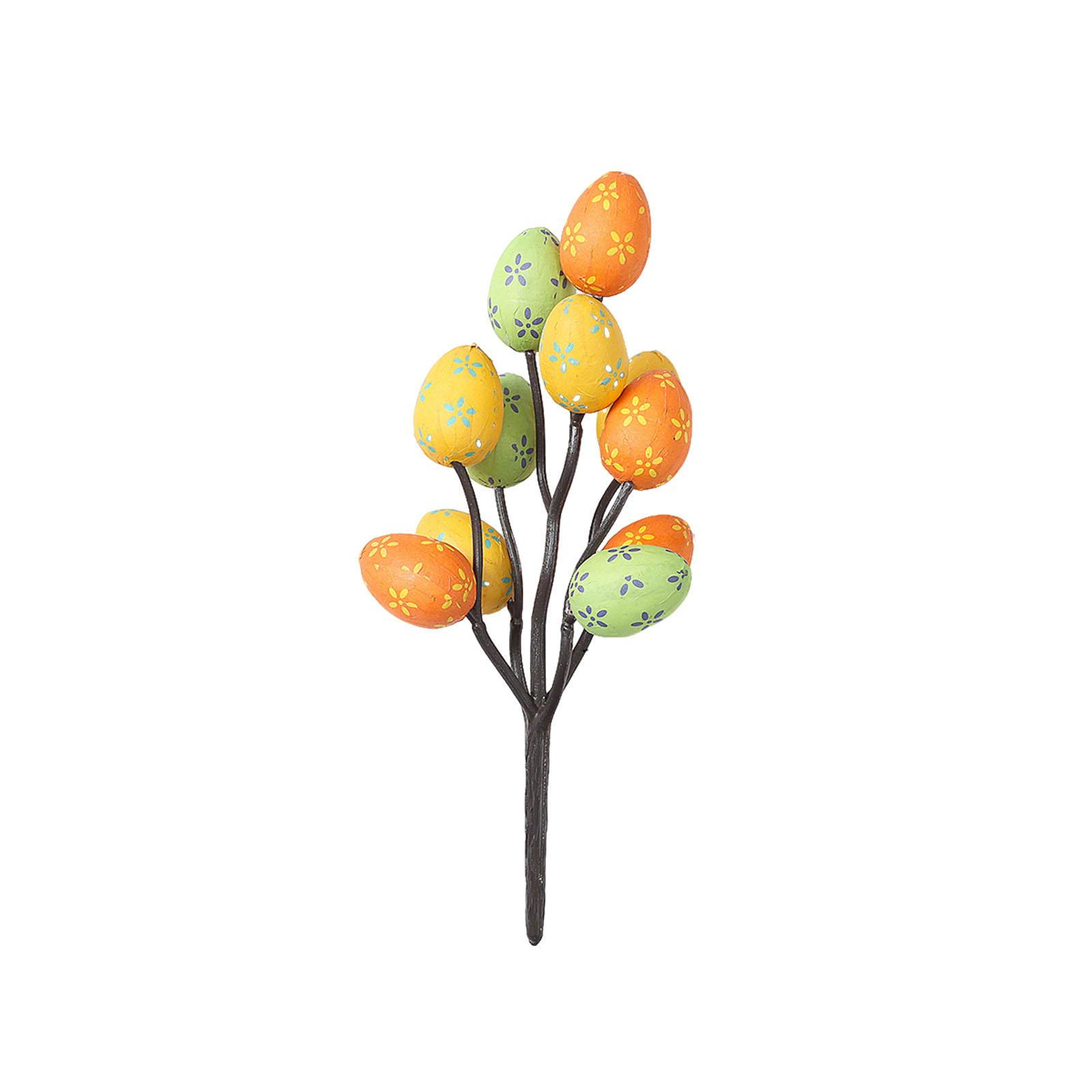 

Easter Simulated Easter Egg Flower Arrangement Decoration, Printed Easter Eggs For Easter Table Decoration, Vase Flower Arrangement Decoration One Size