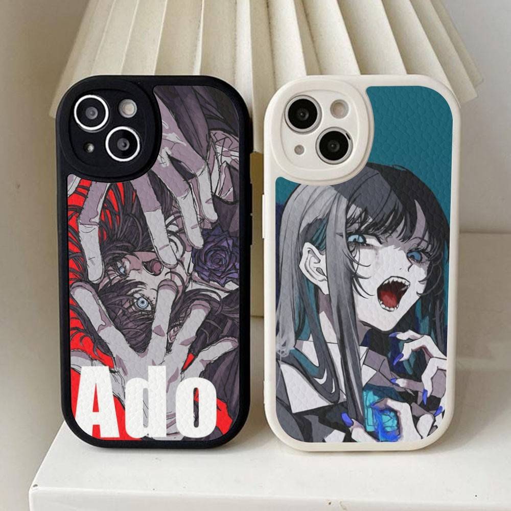 Virtual Singer Ado Phone Cover For IPhone 16 15 14 13 12 11 Pro Max Plus Leather Soft Case