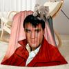 Elvis Presley's Musical Journey Blanket Durable Comfort Great for Livingroom Picnics Chair for All Occasions Playful Design