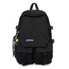 School Bag: New Middle School Student Backpack, Men's Large Capacity Plaid Trendy Brand Workwear Style, College Student Couple's Casual Travel 