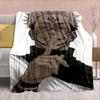 Jujutsu Kaisen Flannel Fleece Blanket Warm Cozy Soft Throw Lightweight Sofa Bed Home Decor 