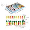 Wood Carrot Toy Set Sorting Stacking Games for Party Classroom Childrens Day