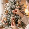 Artistic Acrylic Hanging Decor Reading Cat Advent Calendar 2026, Cute Kitten Ornaments 24 Days Christmas Countdown Creative Gifts for Lovers Calendar,