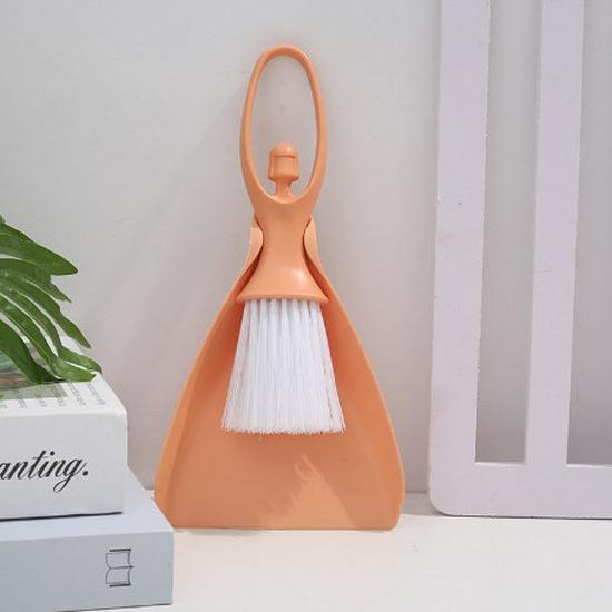 

Мини-набор из щетки и совка для уборки автомобиля, волос с кровати и клавиатуры