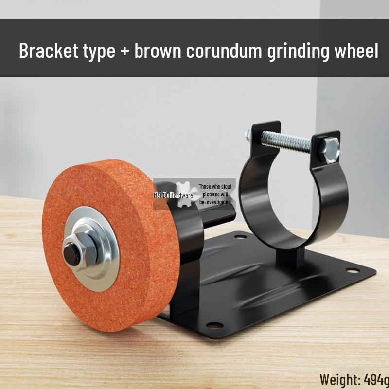 Compact Household Knife Sharpener and Polishing Machine with Sanding Wheel and Hand Drill Conversion Bracket