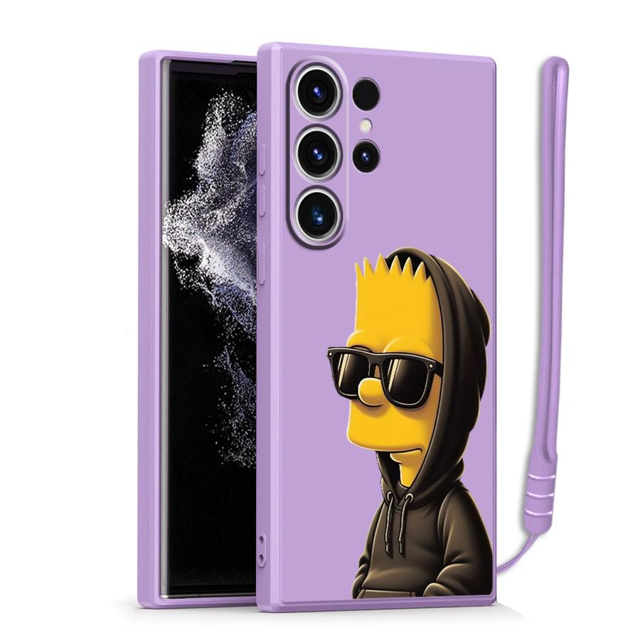 The S-Simpsons Homer Phone Cover Case for Samsung Galaxy S26 S23 S21 Plus S22 S24 Ultra S25 Edge Note 20 10 Ultra S20 FE
