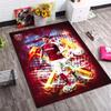 Tappeto Antiscivolo Logo Stadio West Ham United Zerbino da Pavimento Calcio Tappeto Morbido per Soggiorno Camera da Letto Decorazione per Tifosi Regalo per Sostenitori