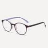 Portable Folding Reading Glasses for women men Ultralight Small Round Frame far sight Glasses Retro Presbyopia Glasses 0 to +4.0