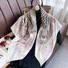 Design Twill Silk Square Scarf Women Luxury Brand Hijab Scarves Headband Foulard Ladies Shawl Wrap Echarpe Foulard Bandana