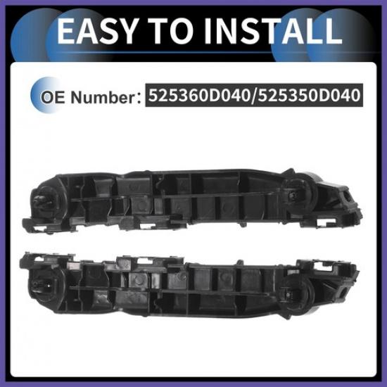 Pair Front Bumper Retainer Bracket No525360D040 for Toyota Yaris 2006-2009