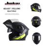 Jiekai Full-Face Flip-Up Motorcycle Helmet for Men & Women - Winter Electric Vehicle Safety Helmet