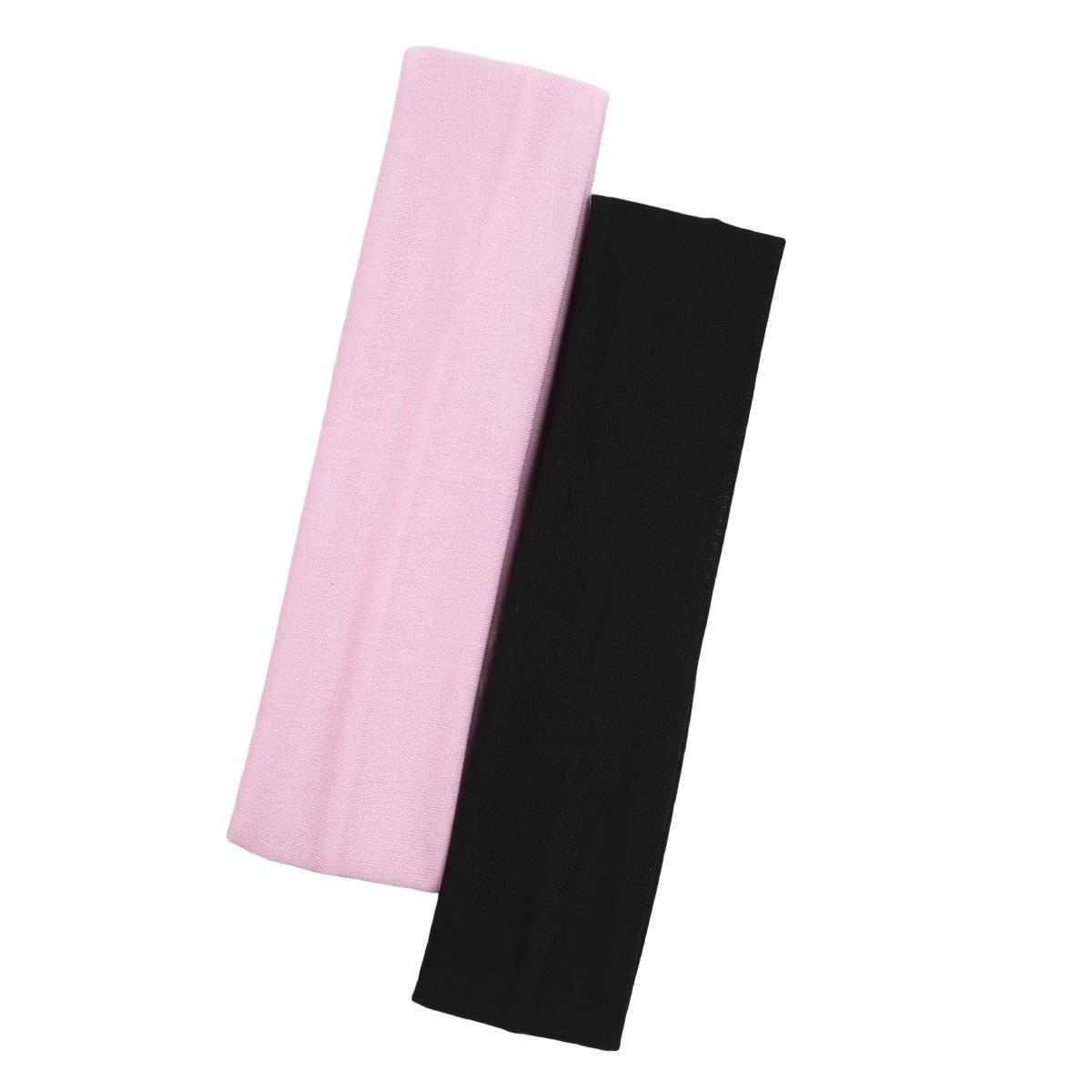 

2PCS/Set Sports Yoga Hair Band Solid Running Absorb Sweat Headband For Women Men Fitness Gym Make Up Hair Accessories Headwrap